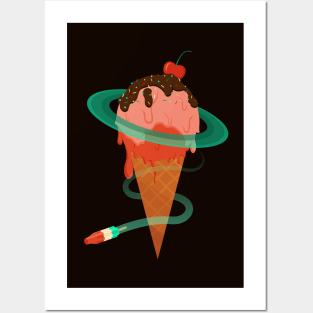 Ice Cream Planet Posters and Art